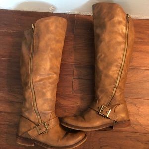 Carlos Santana Knee High Boots Wide Calf Size 8.5